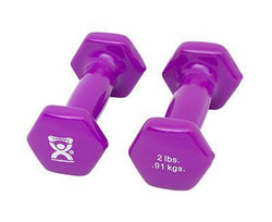 Dumbbell_Weights_Vinyl Coated | CanDo | 2 Pack - TherapyCart