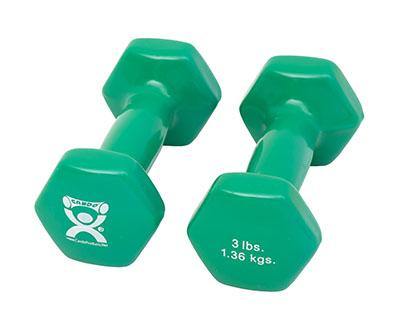 Dumbbell_Weights_Vinyl Coated | CanDo | 2 Pack - TherapyCart