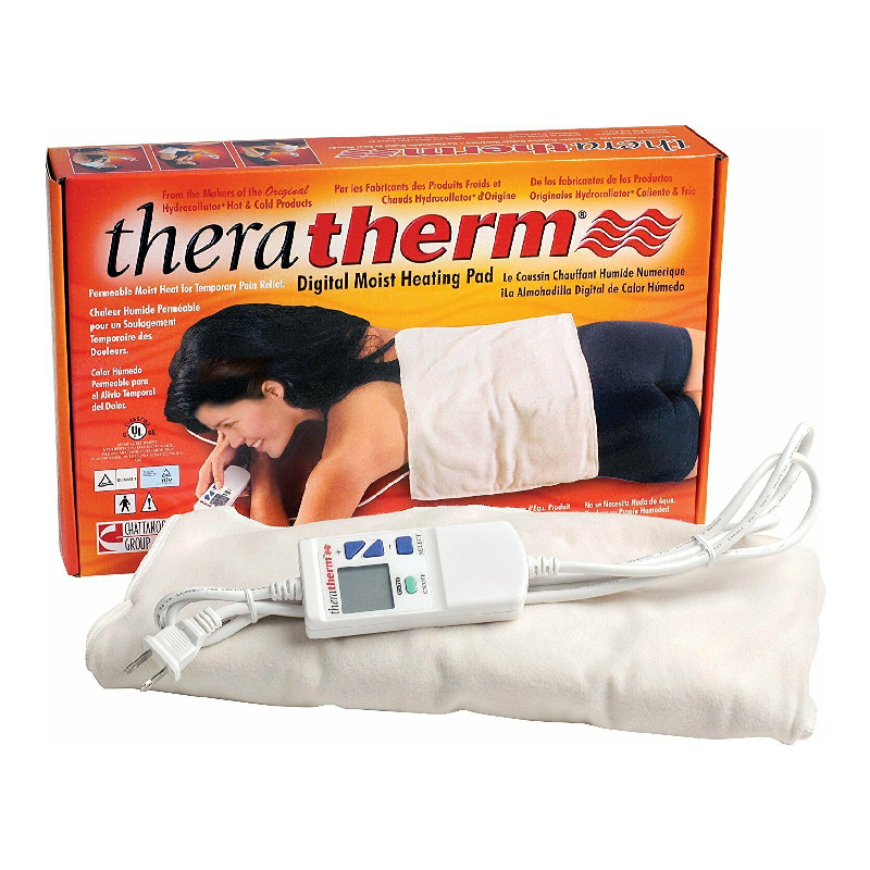 Electric Heating Pad, Digital, Moist | Chattanooga | Theratherm | Small 7"x15" - TherapyCart
