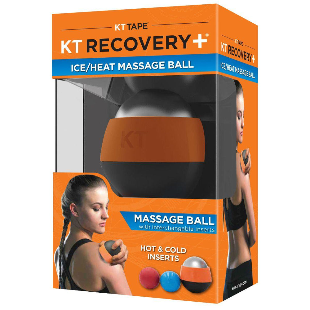 KT Recovery+® Ice/Heat Massage Ball | Longer Heat & Ice, Compact - TherapyCart